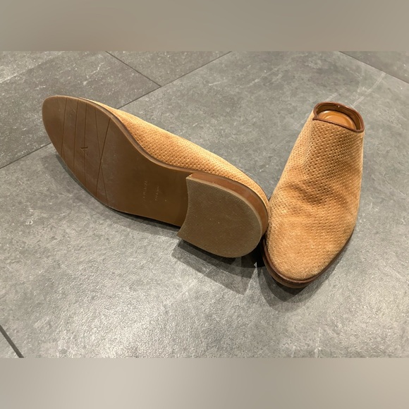 Aquatalia size 7 suede mules. Camel color. - Picture 2 of 6